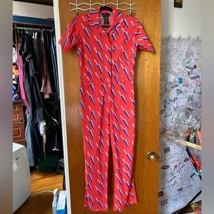 Nooworks Coverall XS Jumpsuit Red Knife Knives